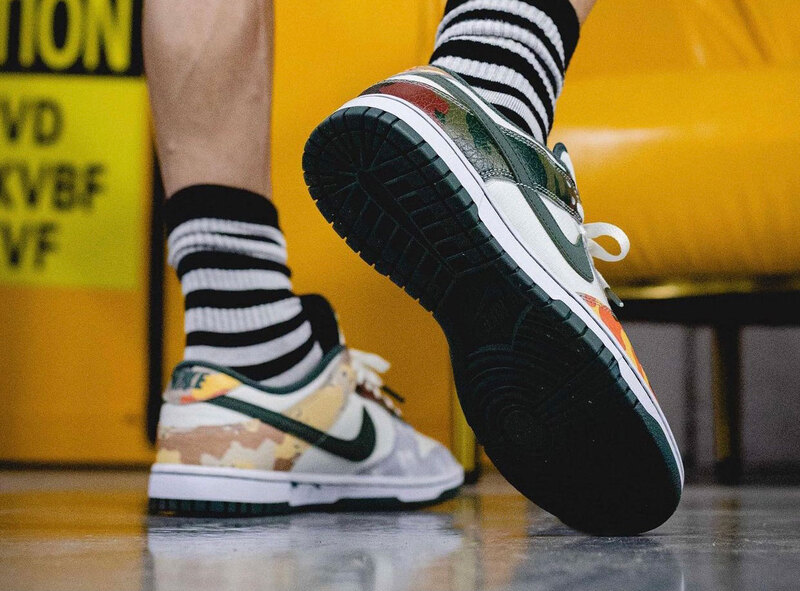nike dunk low multi camo