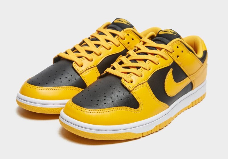 nike dunk low yellow red